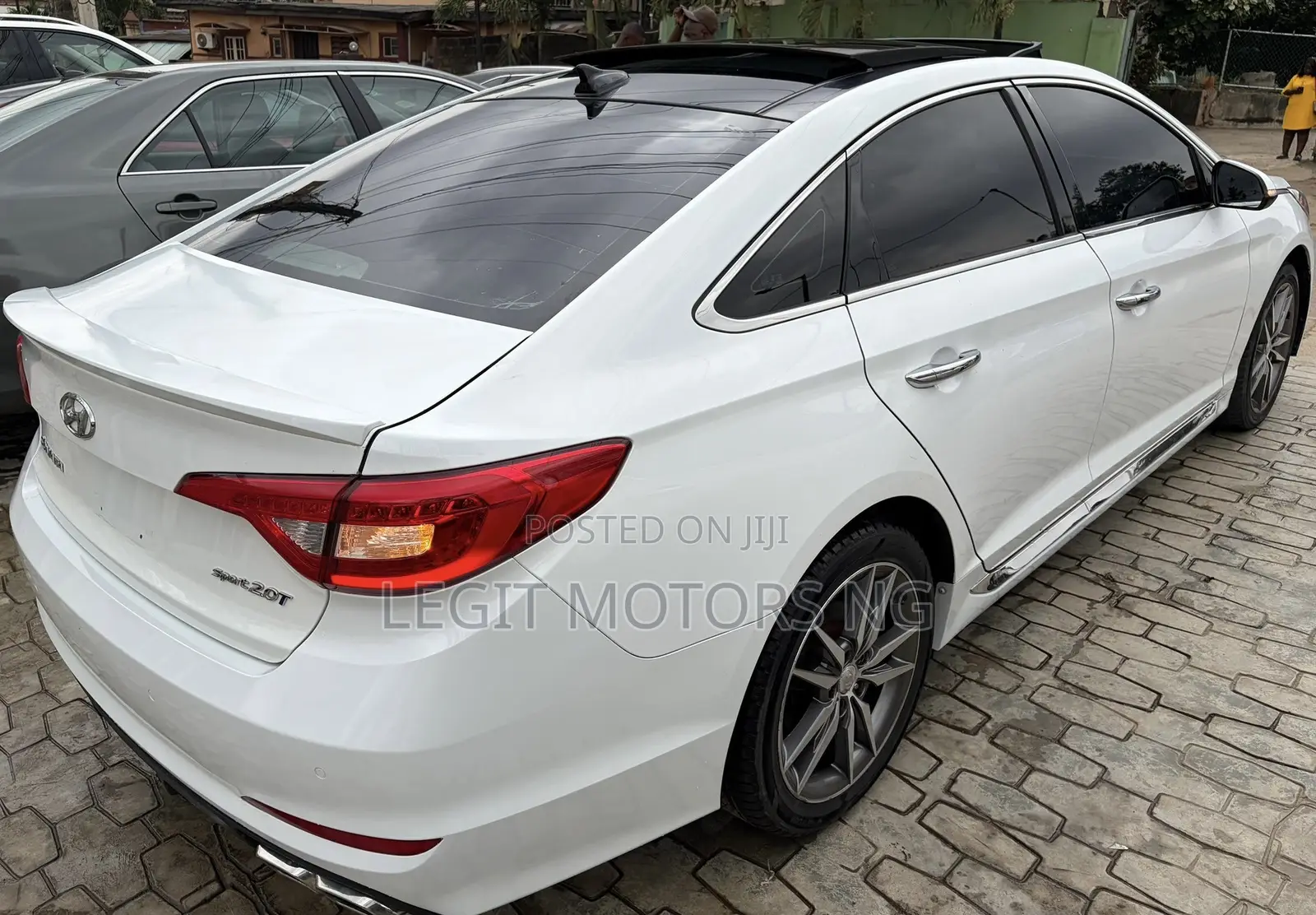 Hyundai Sonata Sport 2.0T 4dr Sedan (2.0L 4cyl Turbo 6A) 2015 White