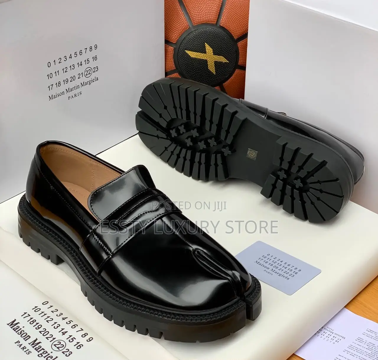 High Quality Luxury Maison Margiela Tabi Genuine Leather Loafer Shoe
