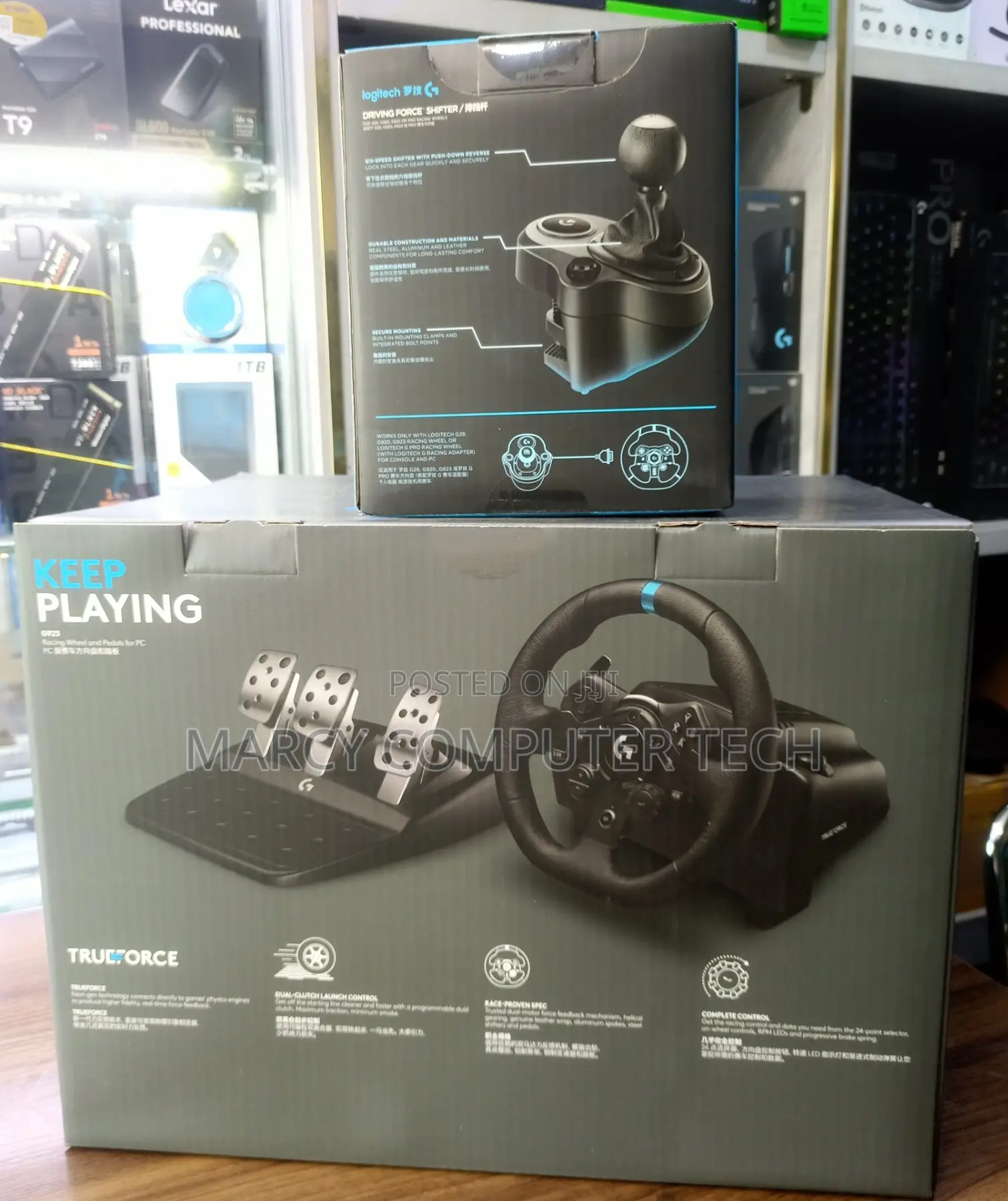 Logitech Trueforce G923 and Driving Force Shifter
