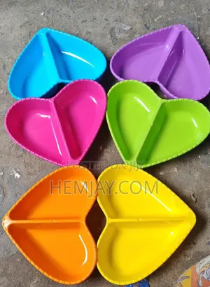 (12pcs) Fancy Multi Color Children Plates