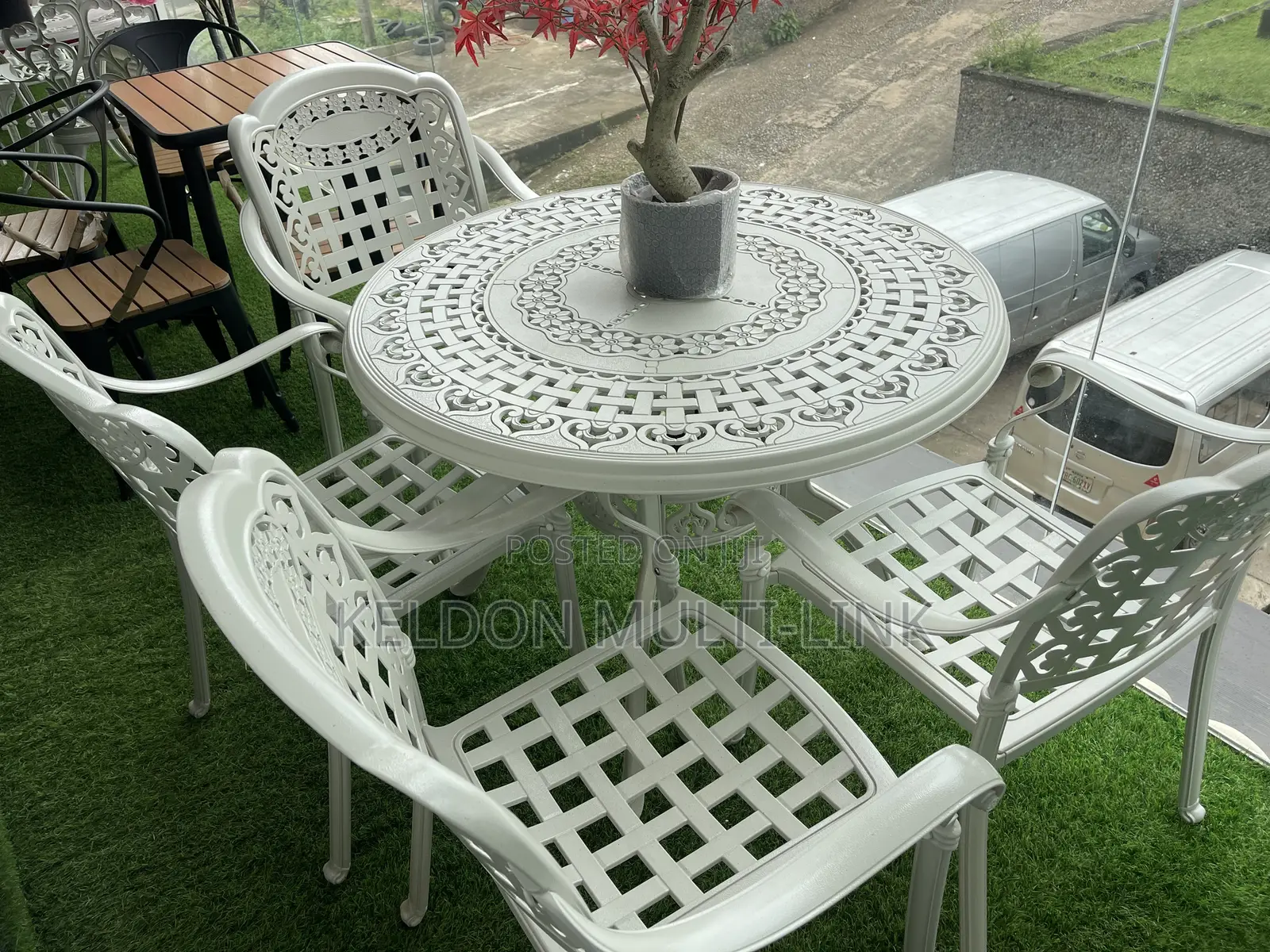 Metallic Outdoor Sets /Foreign Metallic Outdoor Sets With Table/Foam