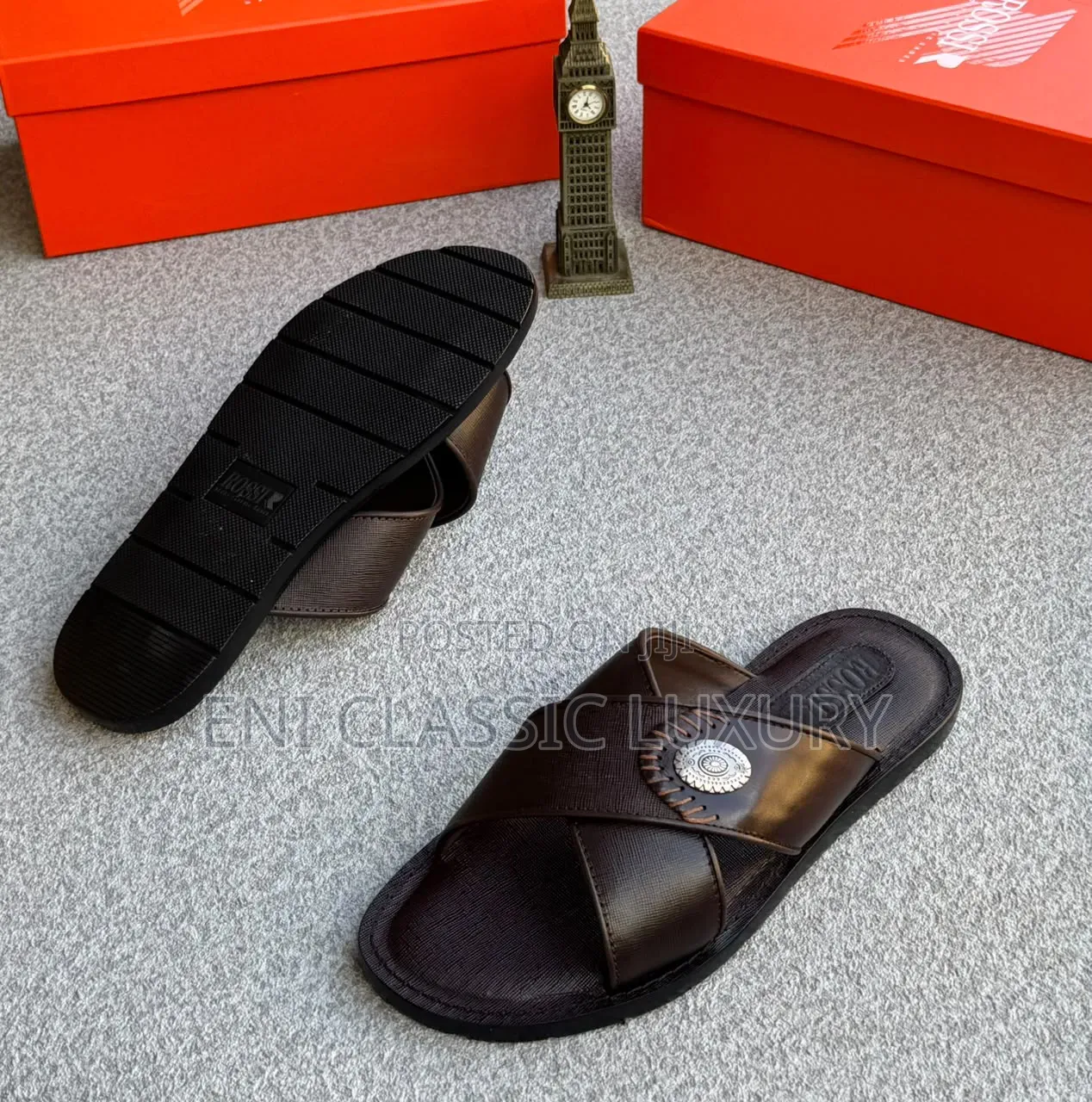 Top Notch Luxury Men's Slippers Rossi Best Quality Well Branded