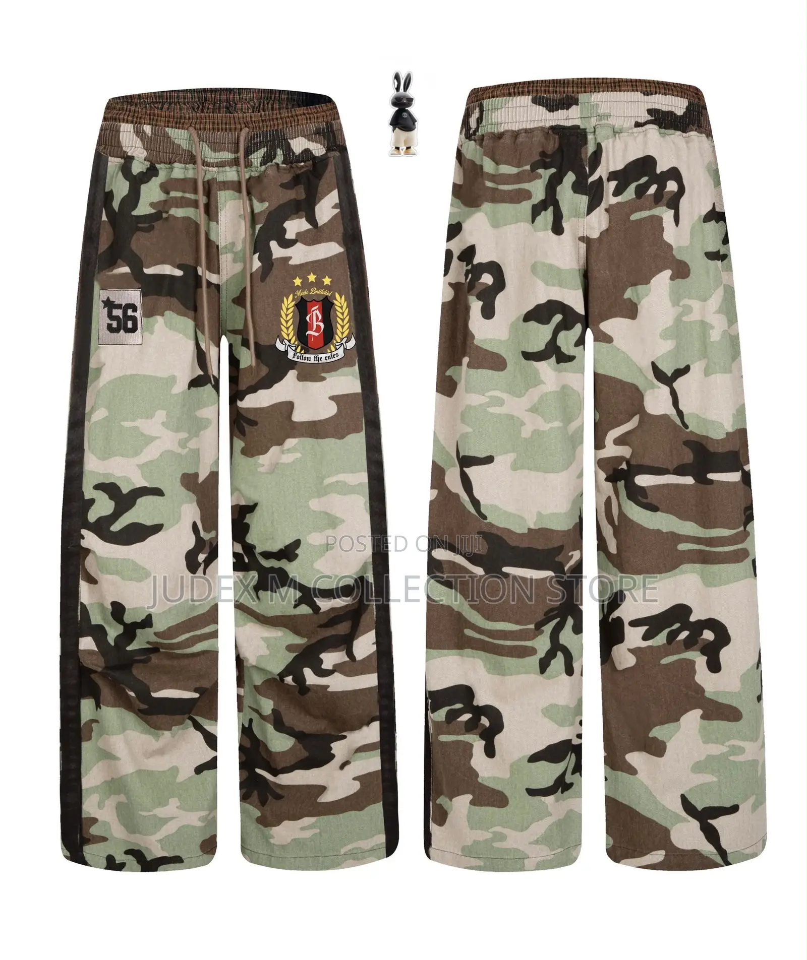 Lixury Camo Long Trouser and Baggy Jean