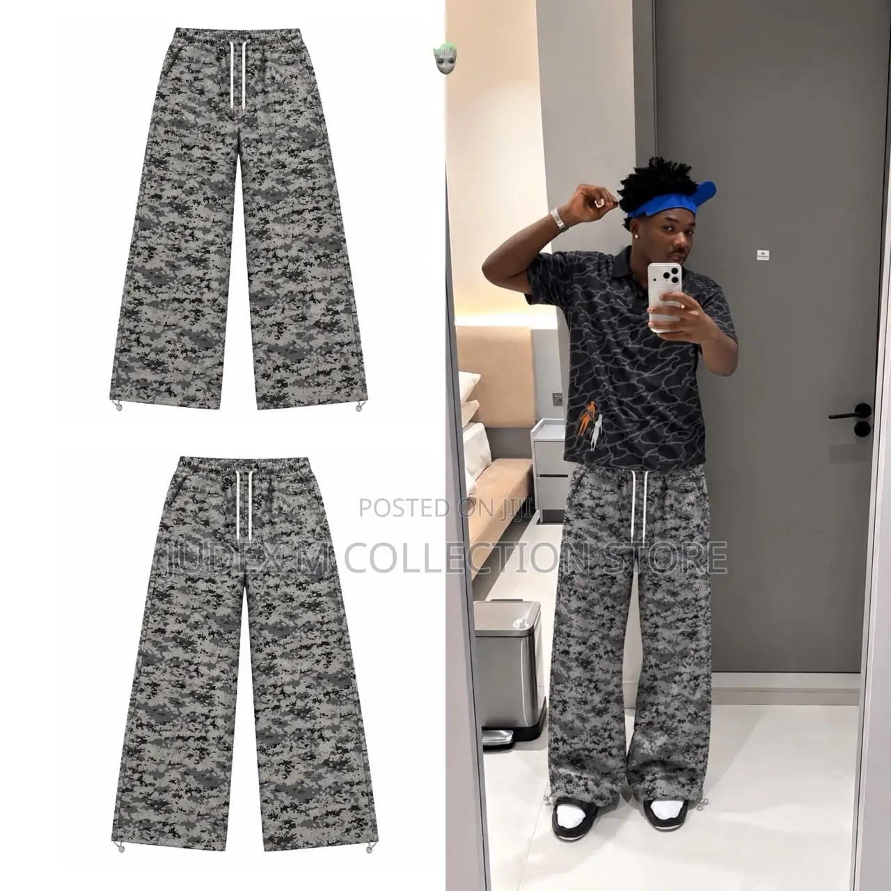 Lixury Camo Long Trouser and Baggy Jean