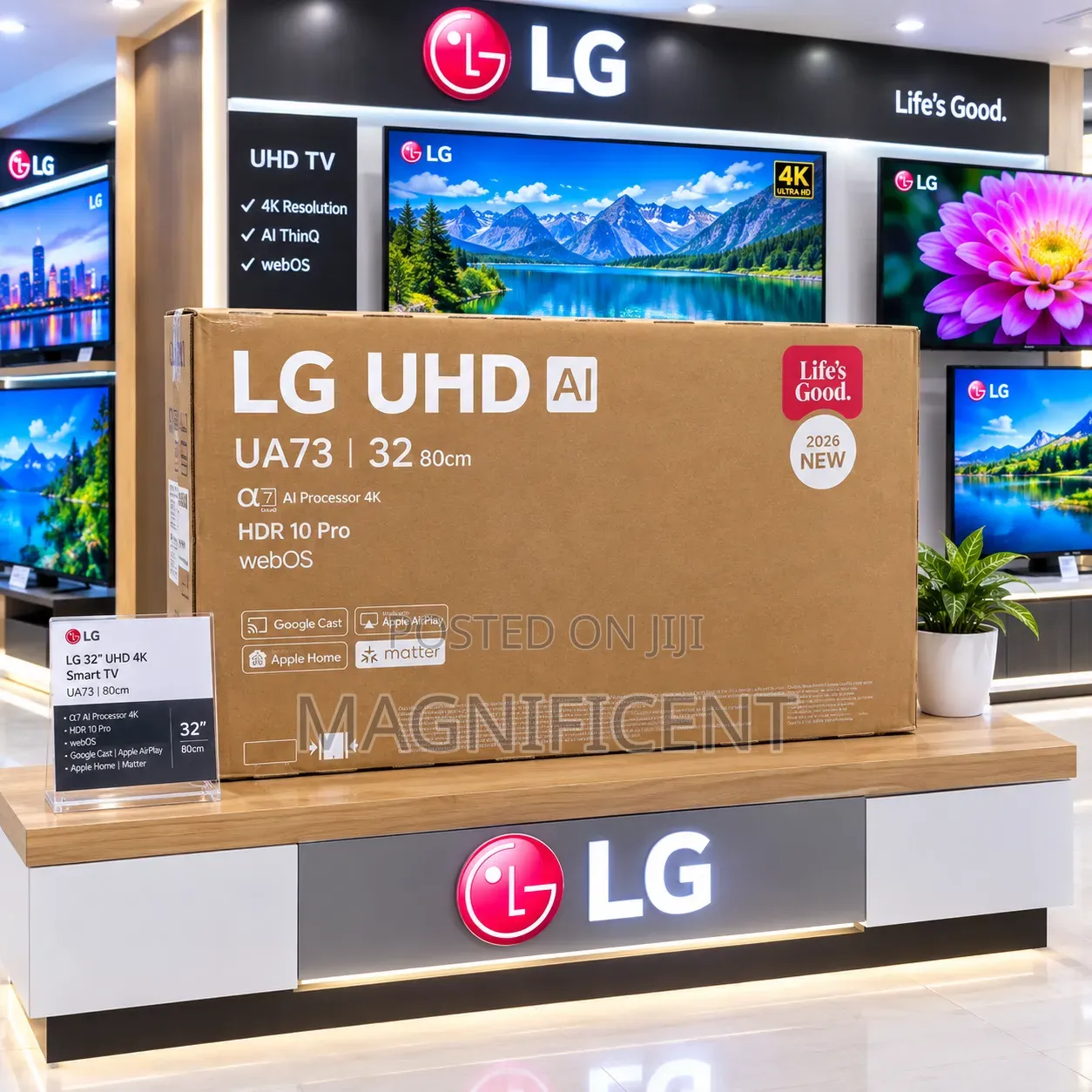 LG 32′′ UHD AI Smart TV UA73 | | webOS | HDR10 Pro