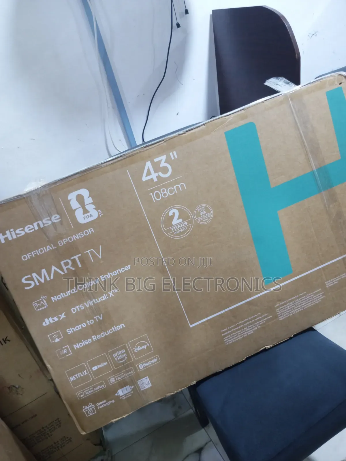 Hisense 43-Inch 1080p Full HD Smart LEDTV With Natural Colour Enhancer