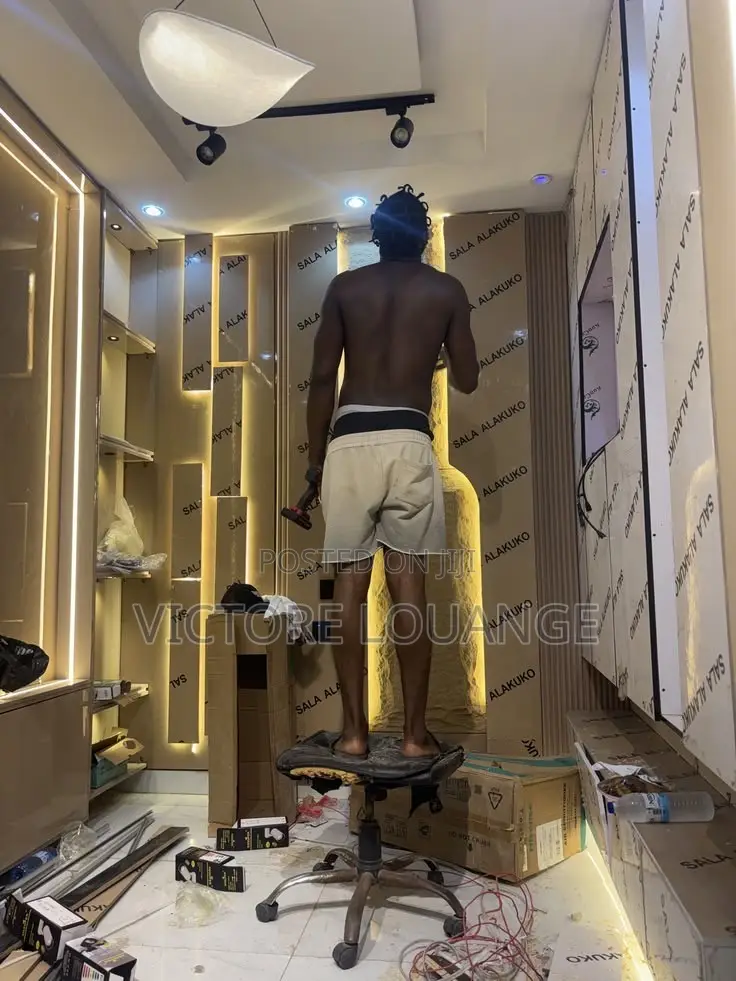POP Ceiling Installation Interior Finishing
