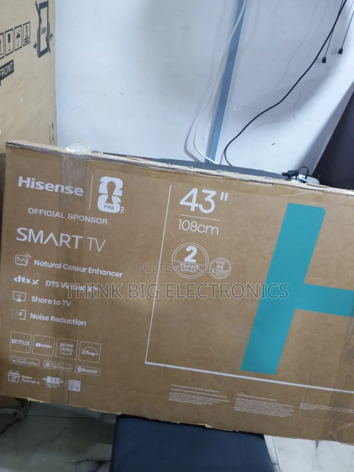 Hisense 43-InchHD VIDAA Smart TV With Netflix, YouTube and Prime Video