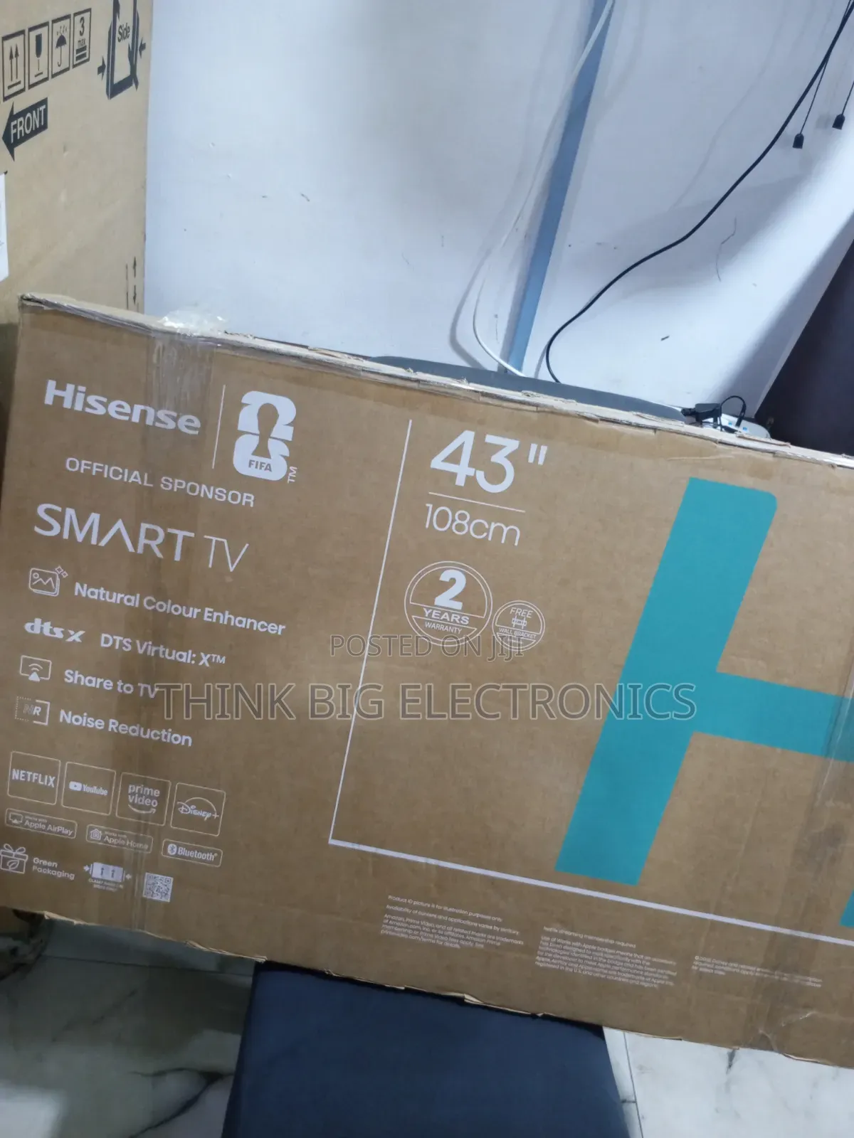 Hisense 43-InchHD VIDAA Smart TV With Netflix, YouTube and Prime Video