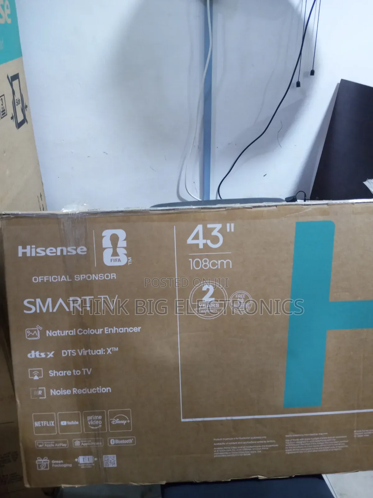 Hisense 43-InchHD VIDAA Smart TV With Netflix, YouTube and Prime Video