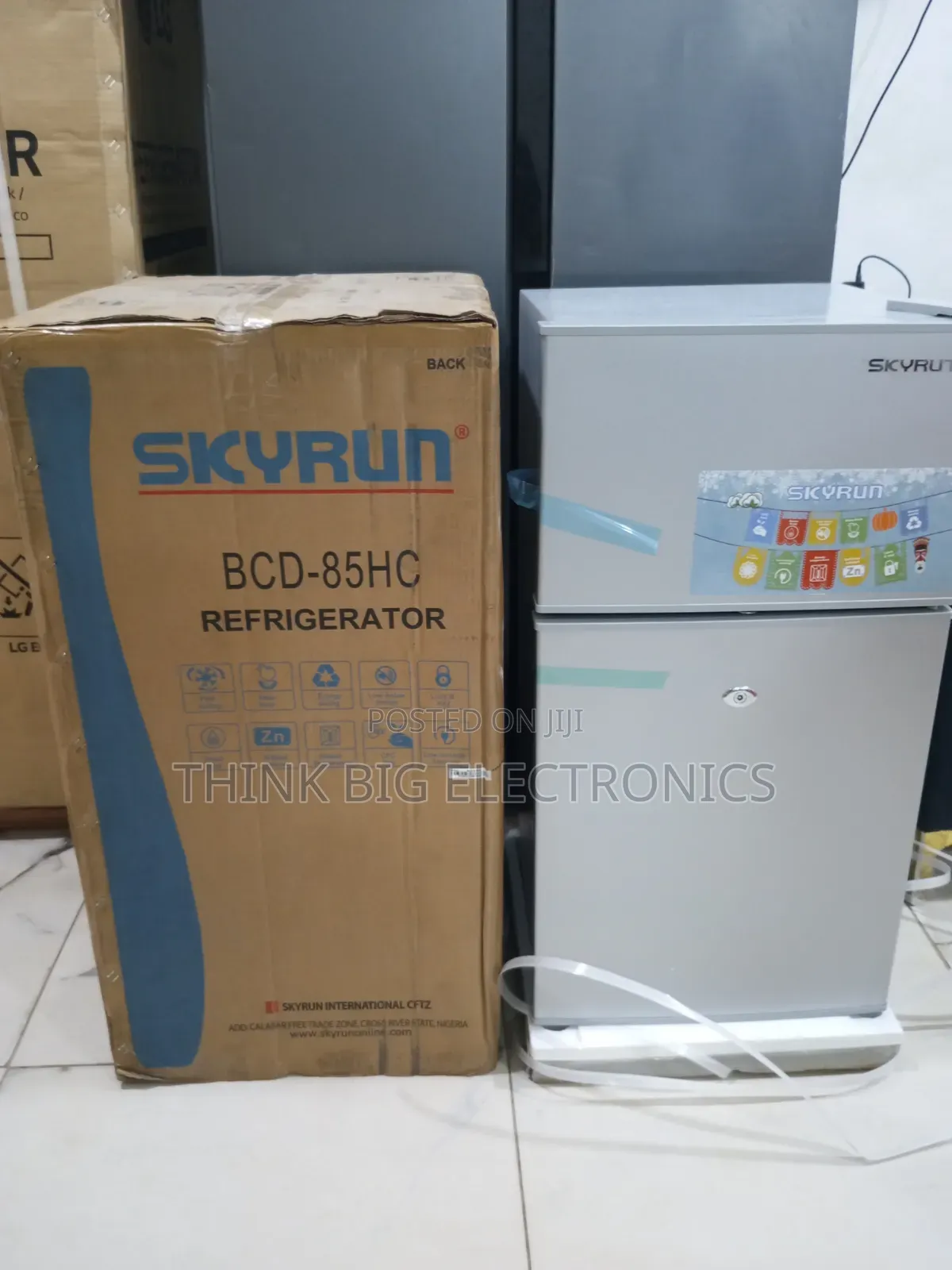 Skyrun BCD-85HC Fast-Cooling Double Door Refrigerator