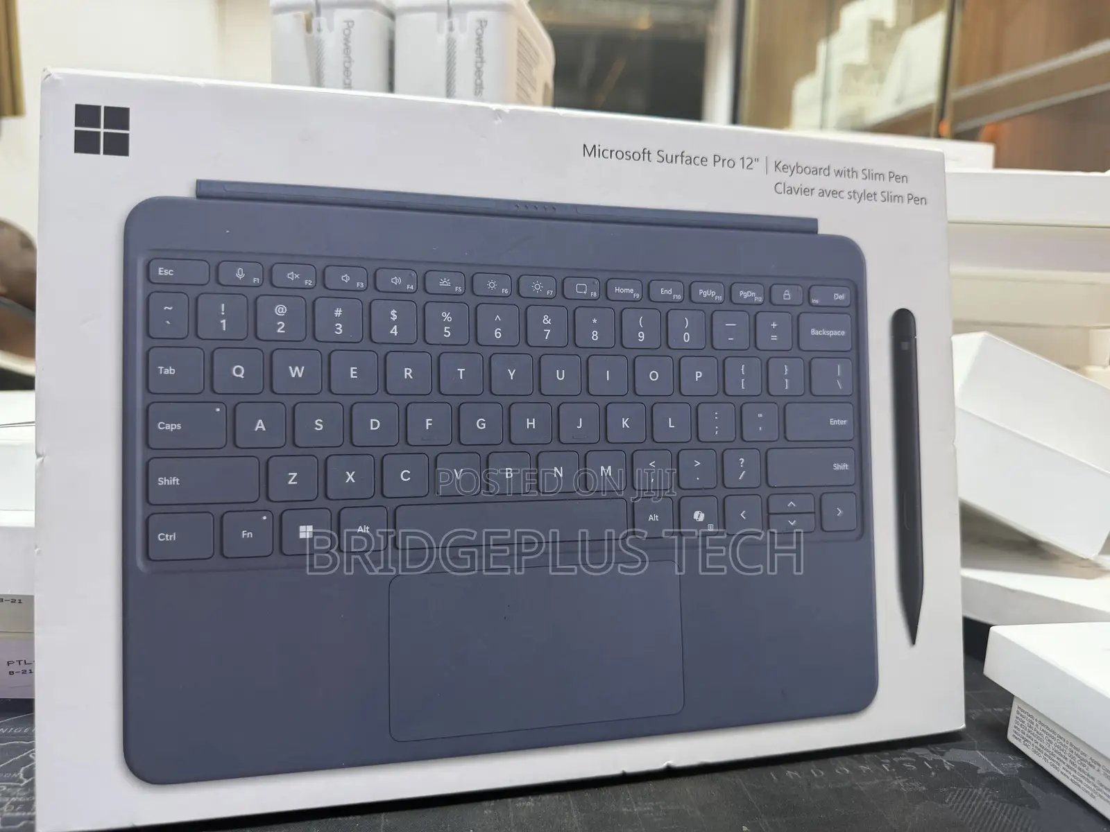 Microsoft 12" Surface Pro Keyboard Cover With Slim Pen