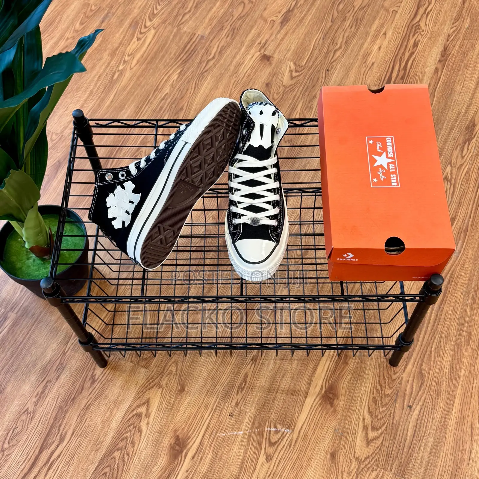 Premium Chrome Hearts Converse Chuck Taylor All Star 70 Plus Sneakers