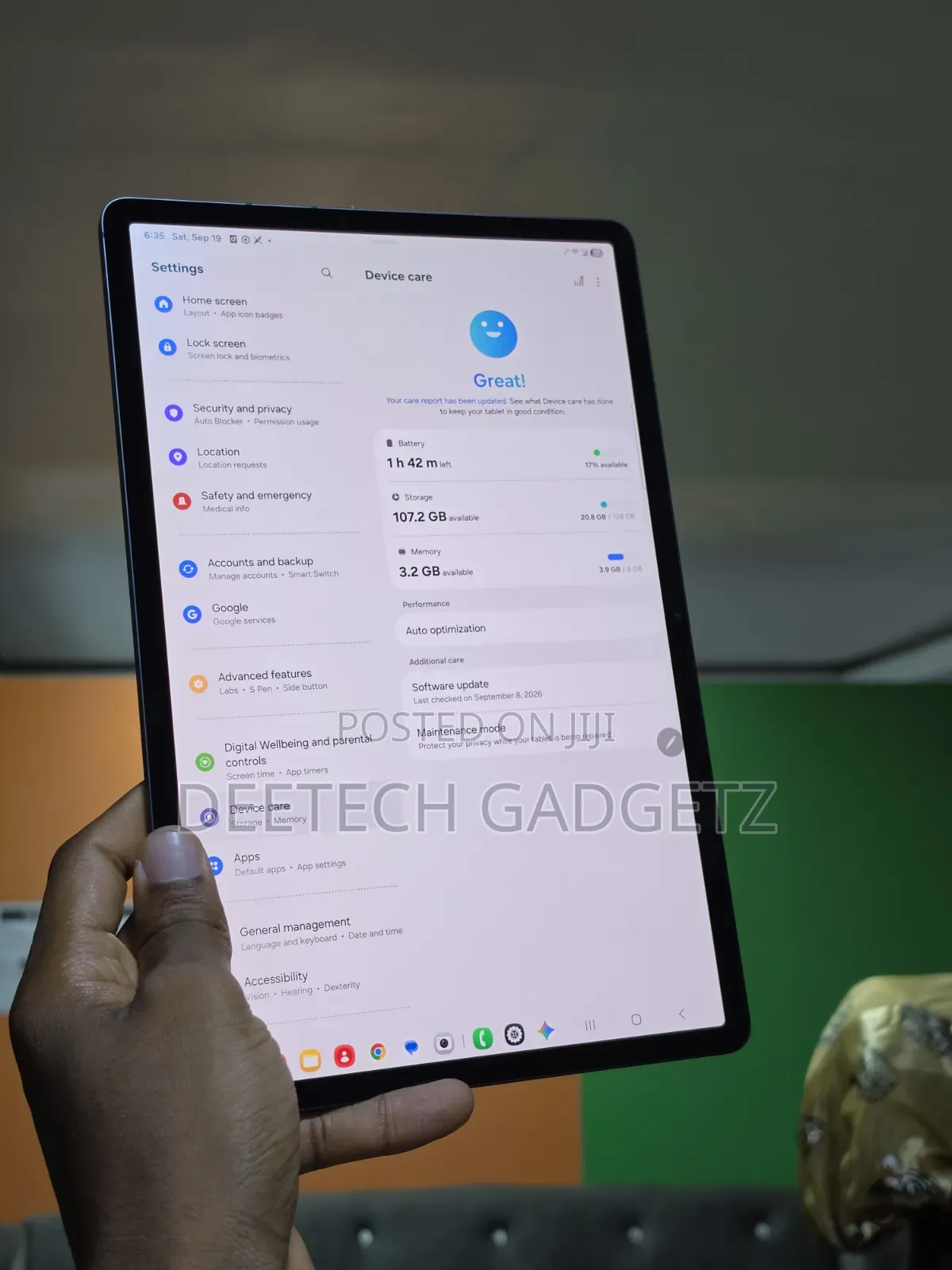 Samsung Galaxy Tab S8+ 128 GB Gray