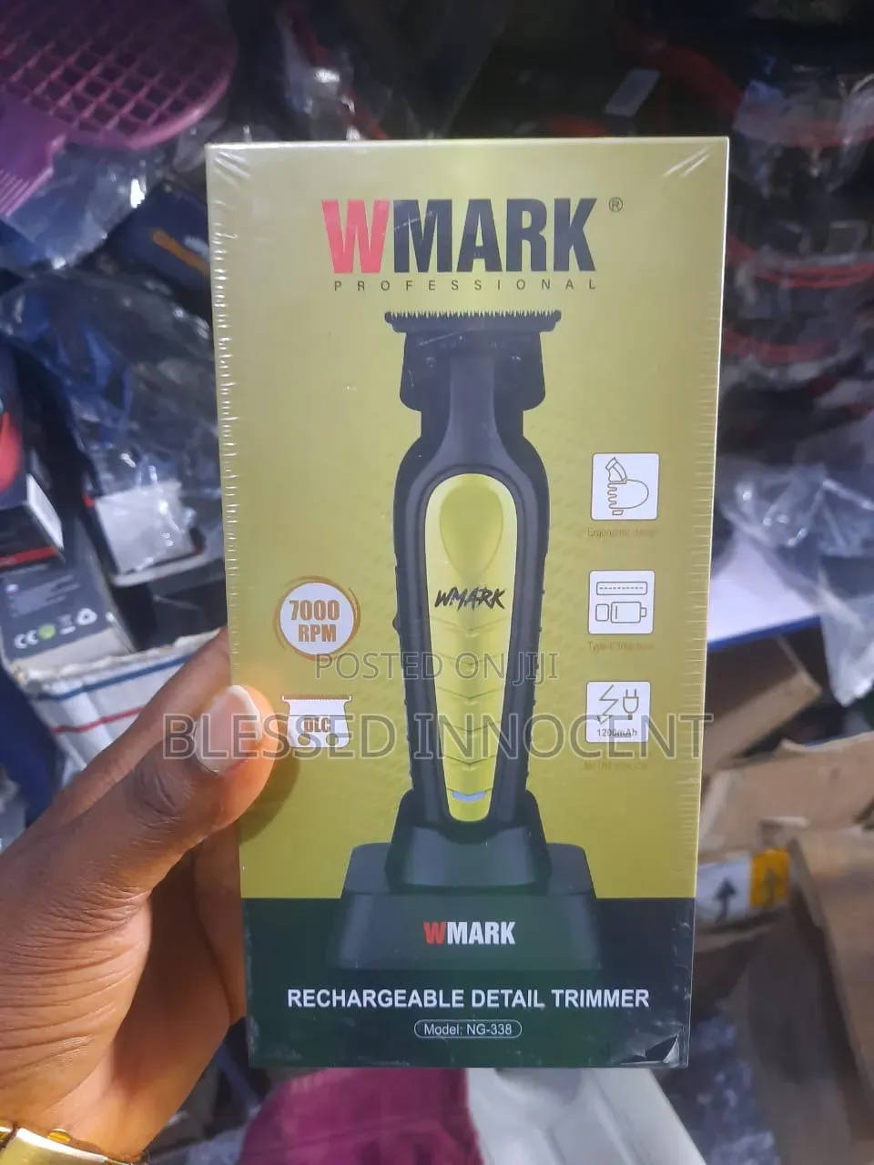 WMark Professional Rechargeable Detail Trimmer 7000RPM – NG-338