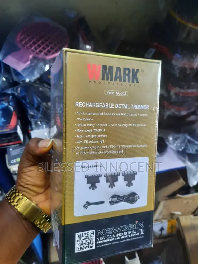 WMark Professional Rechargeable Detail Trimmer 7000RPM – NG-338