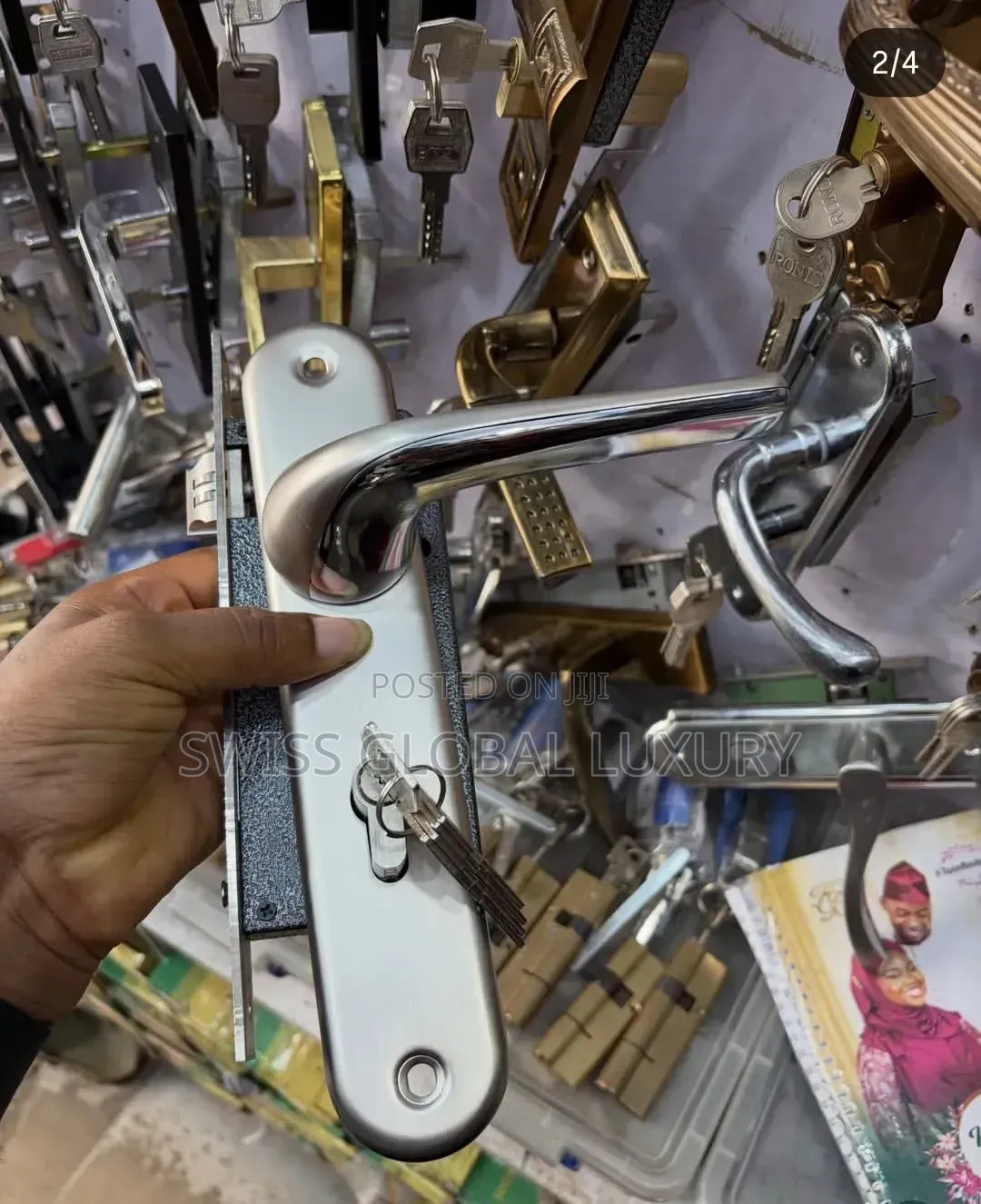 Turkey Door Handle Complete With the Engine,