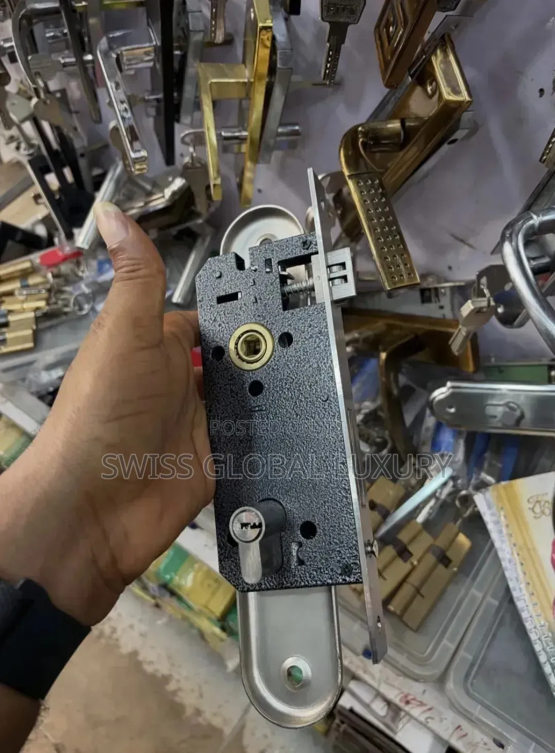 Turkey Door Handle Complete With the Engine,