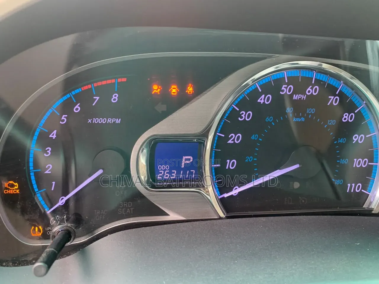 Toyota Sienna XLE 7 Passenger 2012 Red