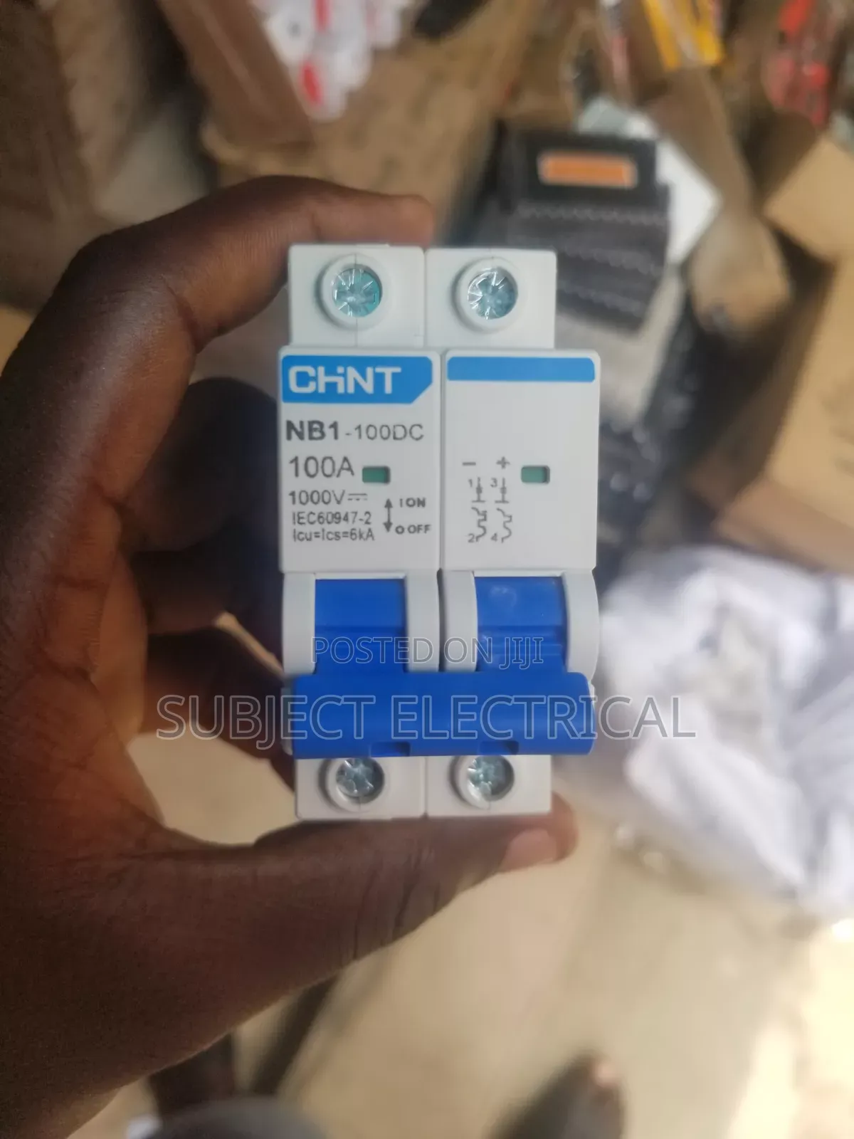 100A 2-Pole DC MCB Circuit Breaker Chint