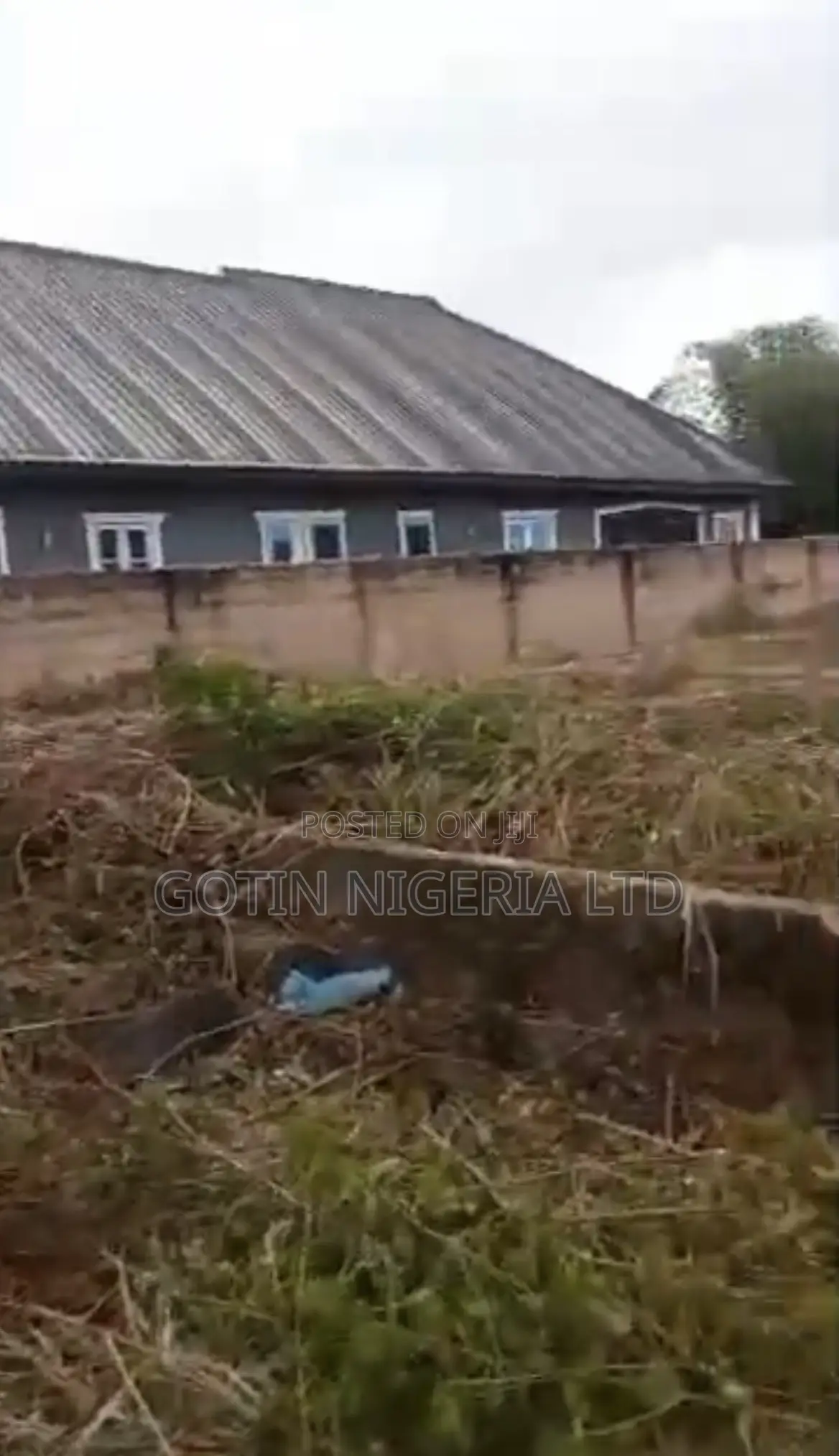 50×100ft Land With Foundation at Jehovah Road, Off Agbor Road
