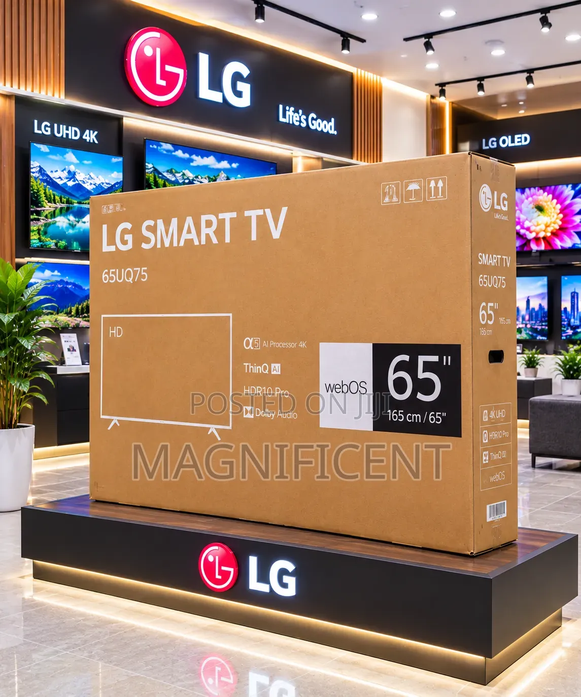 LG 65uq63 65-Inch Uhd Smart TV – Crystal Clear Picture Smart Ente