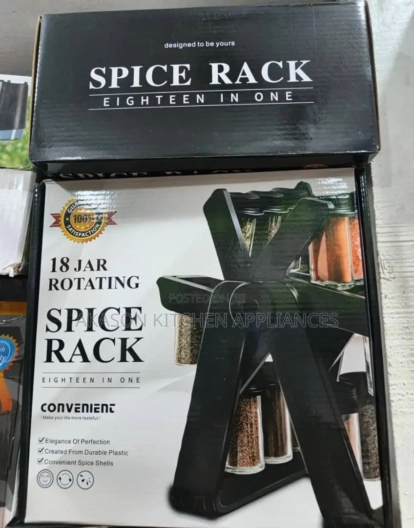 18 Jar Spice Rotating Rack