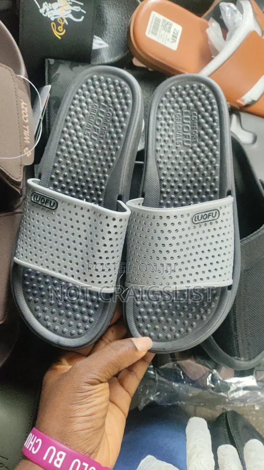 Luofu Slides Original – Sizes 39, 40, 42 | Lekki Ajah