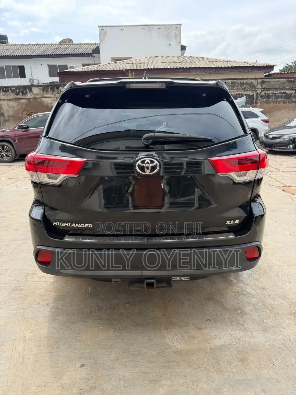 Toyota Highlander XLE V6 4x4 (3.5L 6cyl 6A) 2016 Black