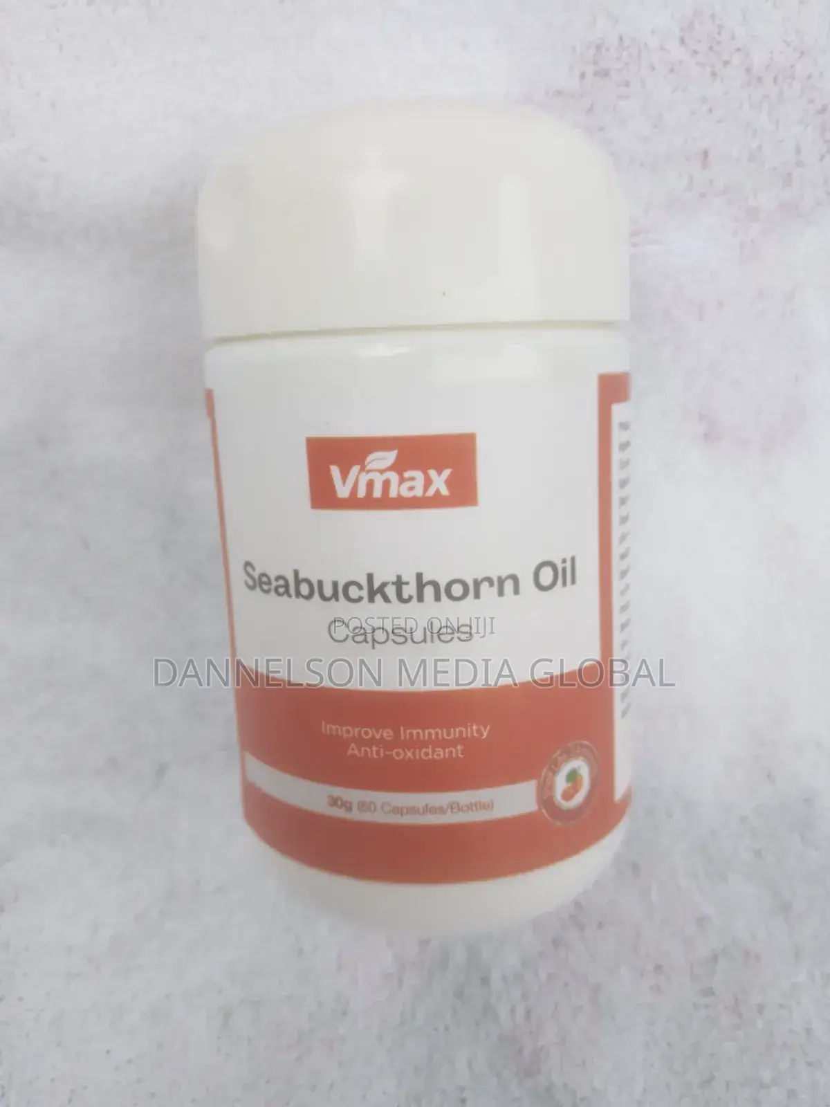 VMax Sea Buckthorn Oil Caps: Anti Aging, Promotes Collagen Synthesis