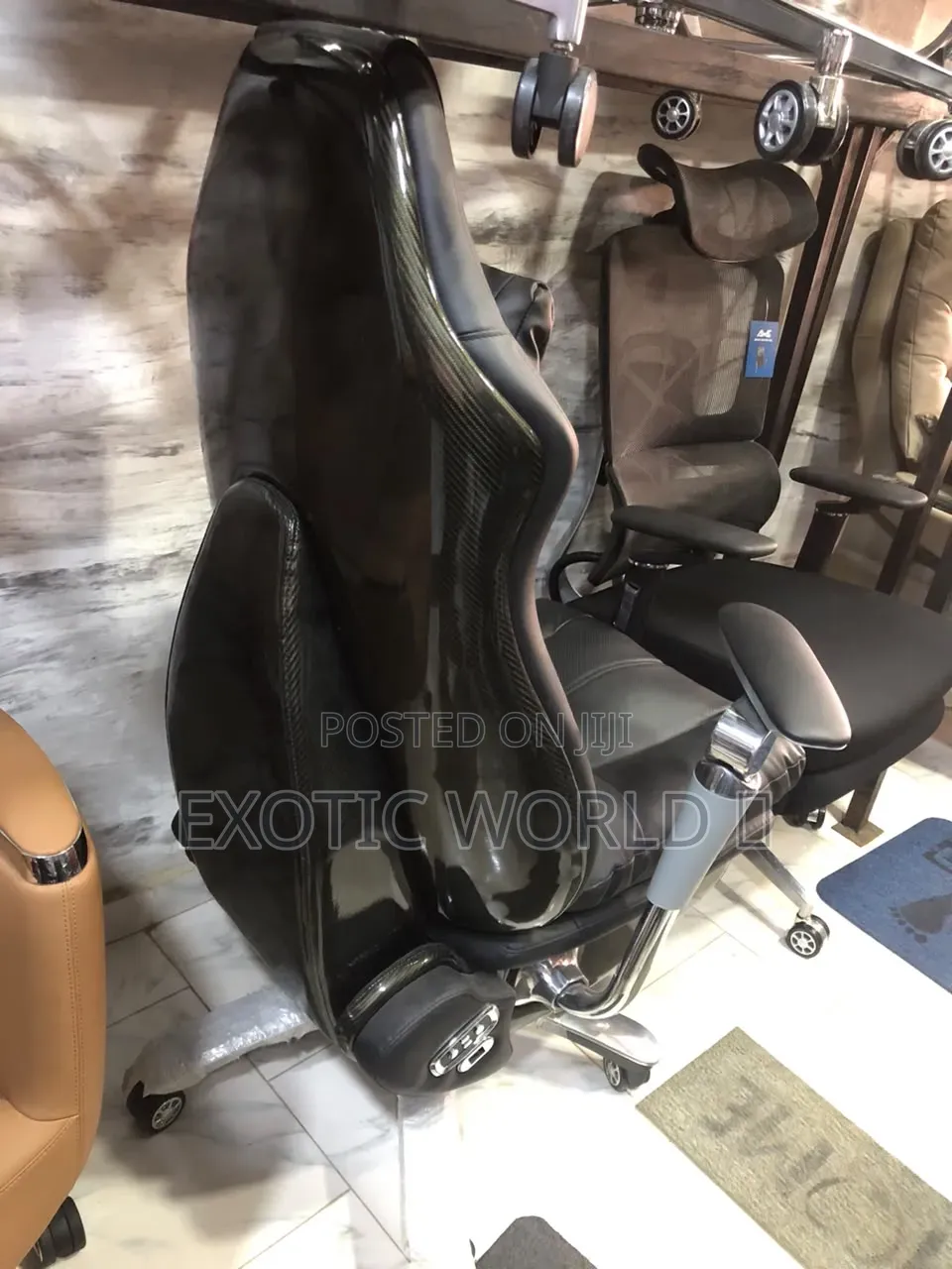 Luxury Black Massage Executive Chair | Ergonomic Office