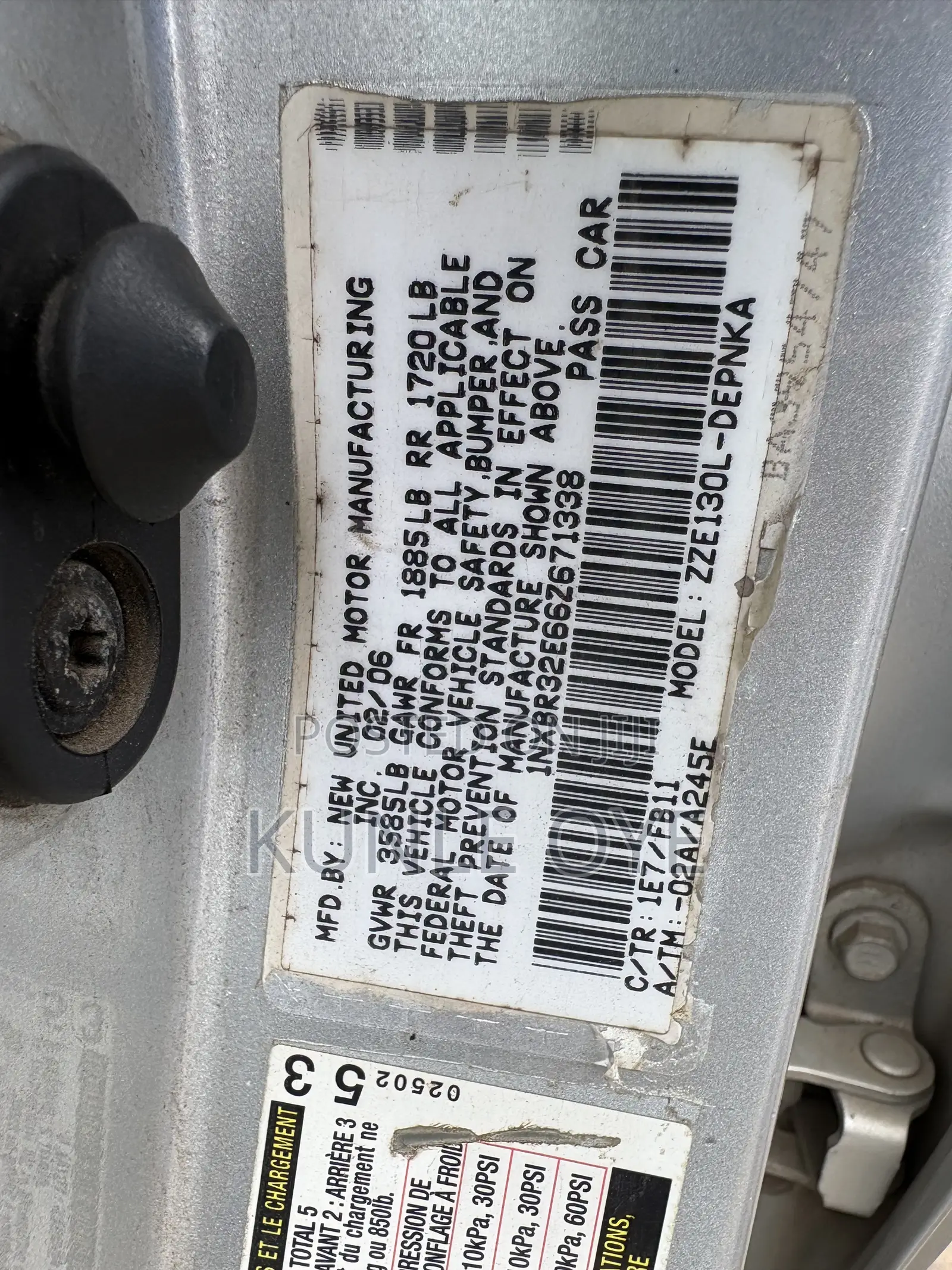 Toyota Corolla LE 2005 Silver