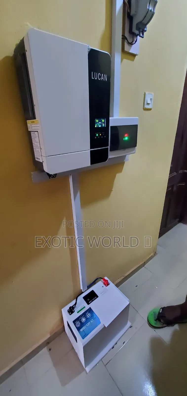 Lucan Solar Inverter With Lithium Battery (Installed