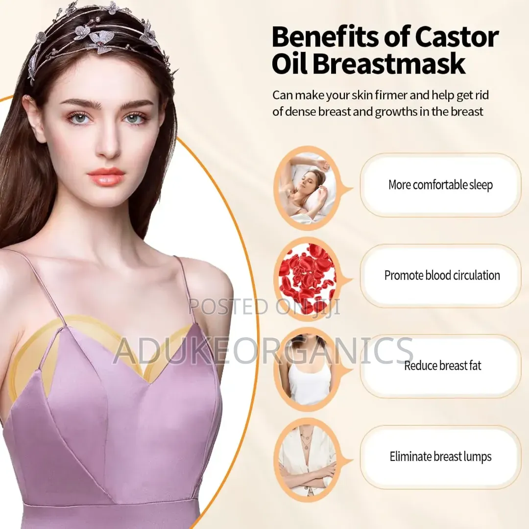 Castor Oil Flannel Chest Wrap Pad 2 in 1 Pad