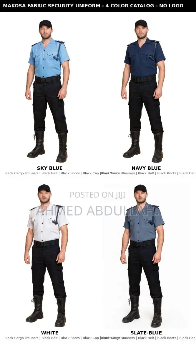 Security Uniform Shirt and Trousers