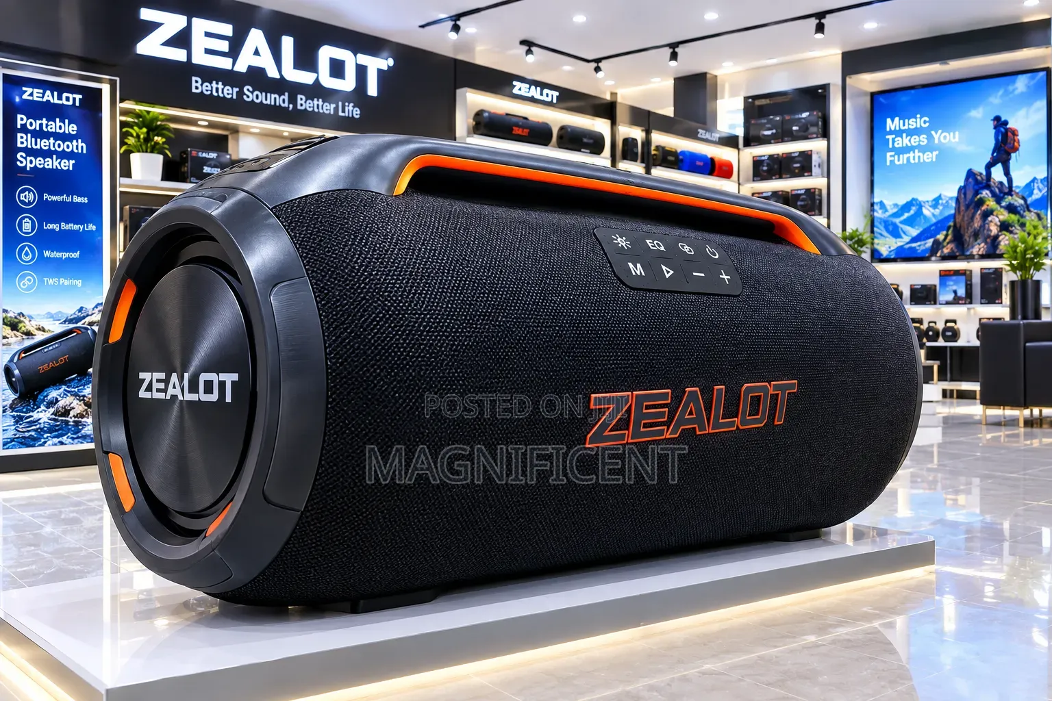 ZEALOT Premium Bluetooth Speaker Powerful Sound Deep Bass Wireless