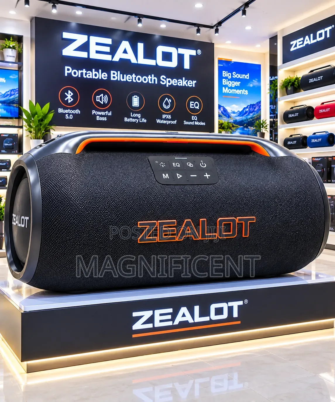 ZEALOT Premium Bluetooth Speaker Powerful Sound Deep Bass Wireless