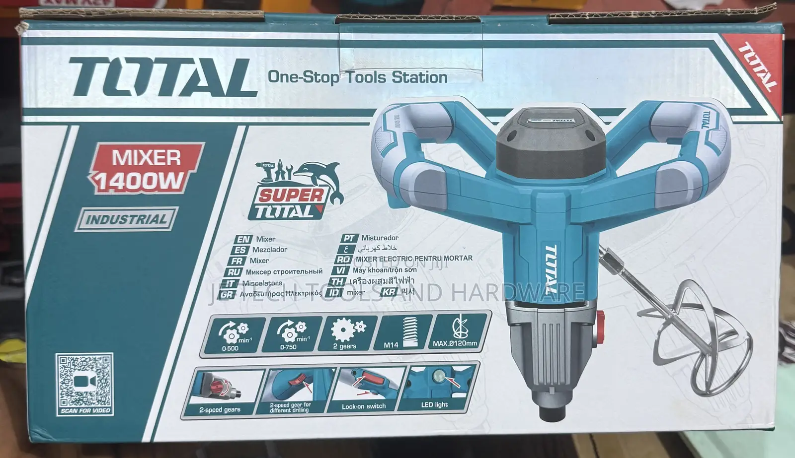 Super Total Industrial Mixer 1400w