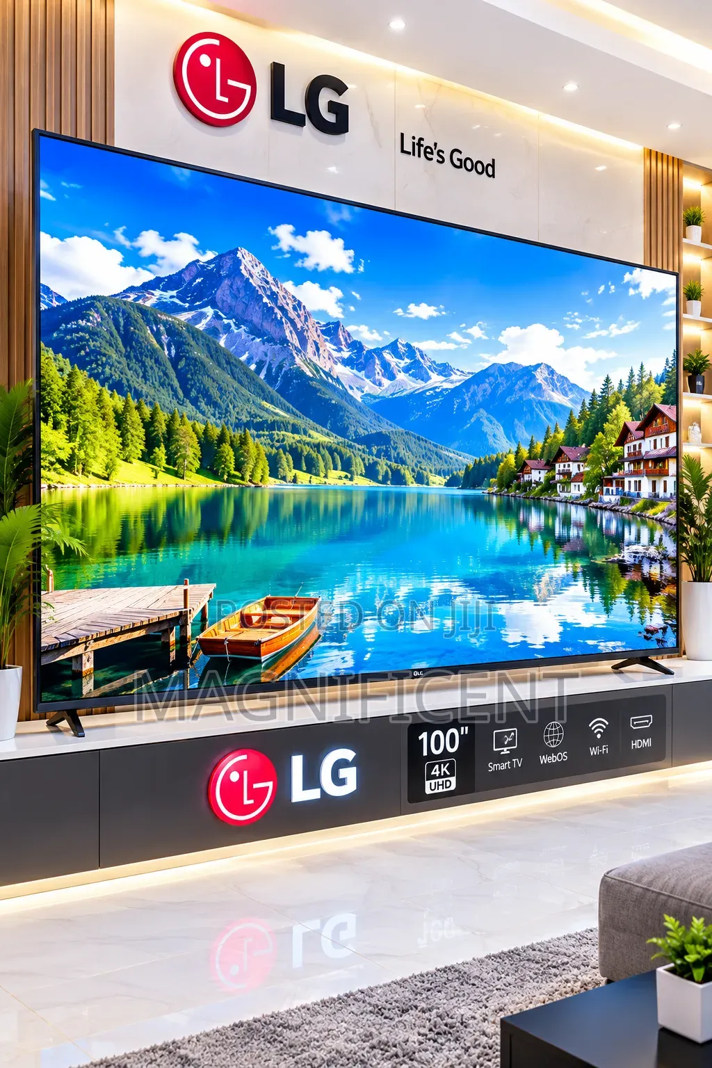 LG QNED91 100-Inches Ultra HD Smart TV – Premium QNED Evo AI