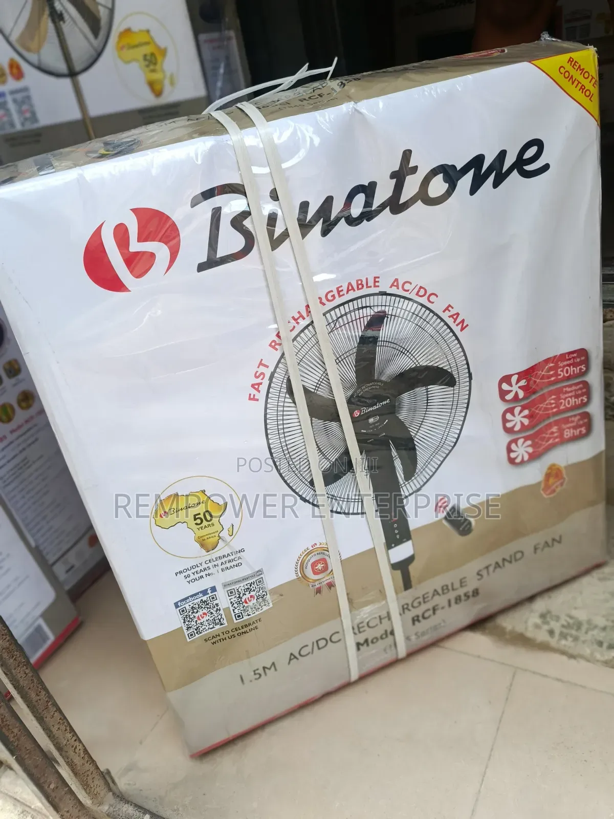 Best Binatone Rechargeable Screen Touch Remote Fan