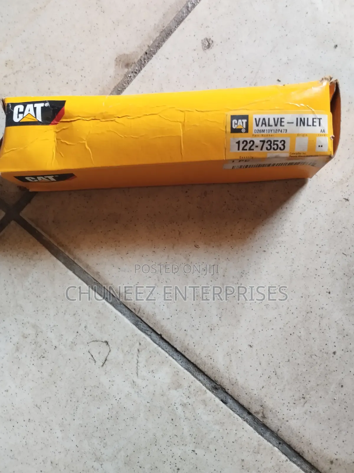 Caterpillar Valve Inlet