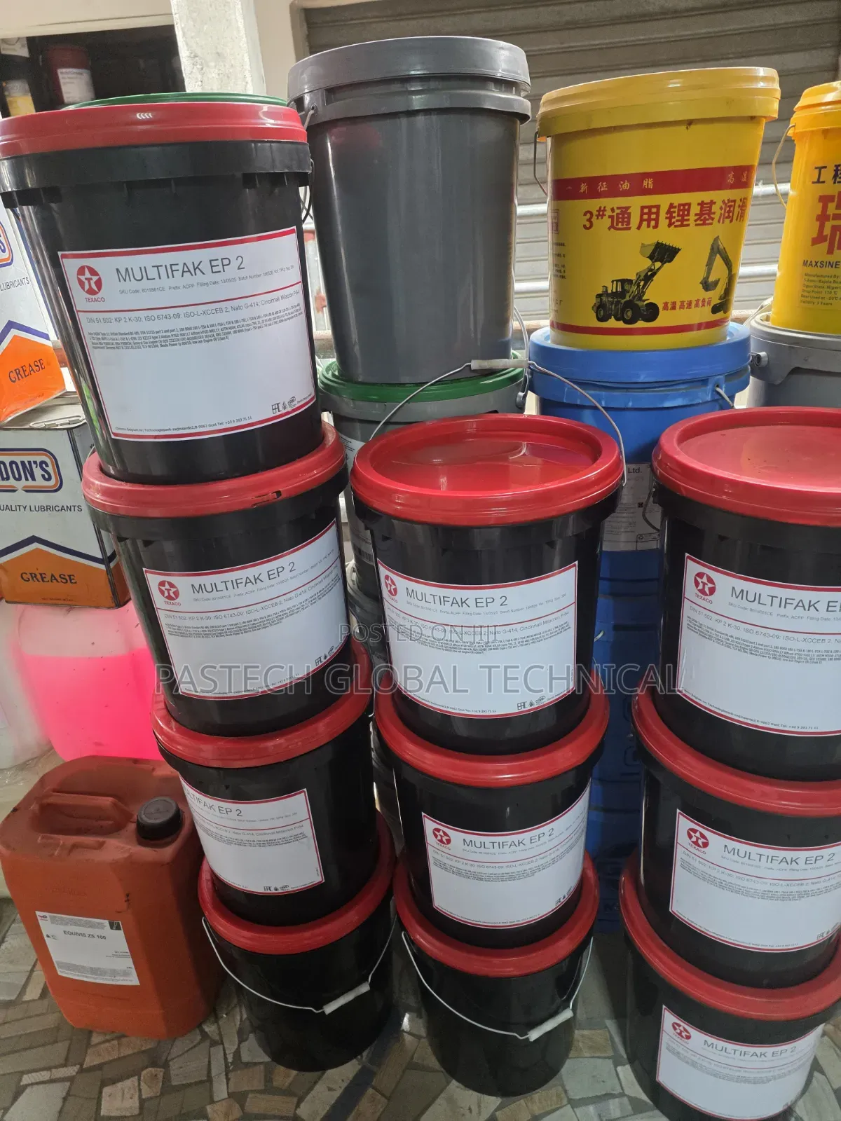 Texaco Multifak EP 2 Multi-Purpose Extreme Pressure Grease.