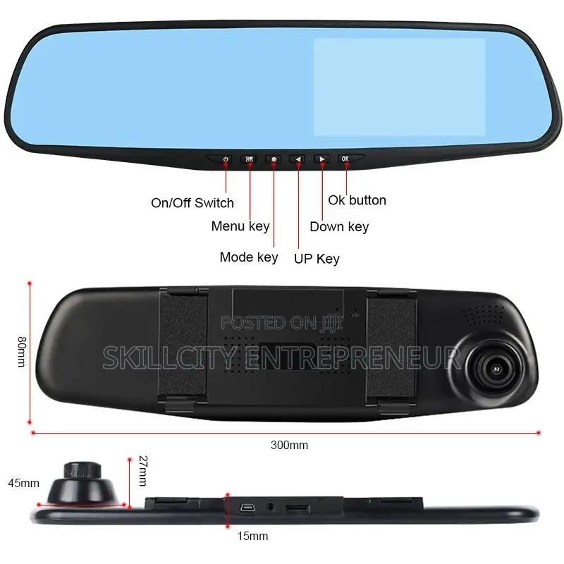Vehicle Rear-View Mirror Data Recorder