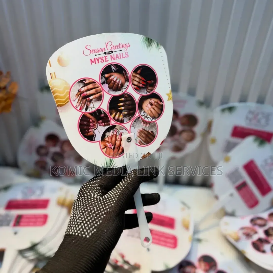 Custom PVC Hand Fans / Weddings, Events, Burials, Branding Souvenirs