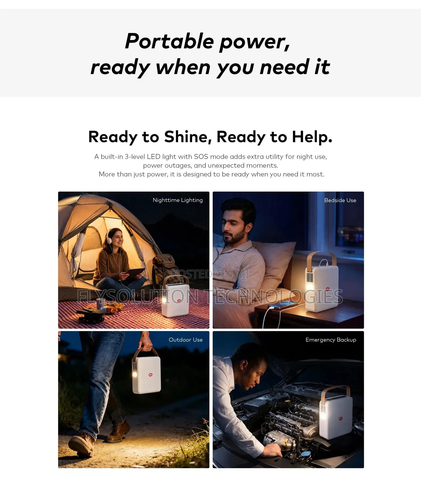 Itel Power-Go Pro 100000mAhh 320Wh Energy 200W AC + DC 133W