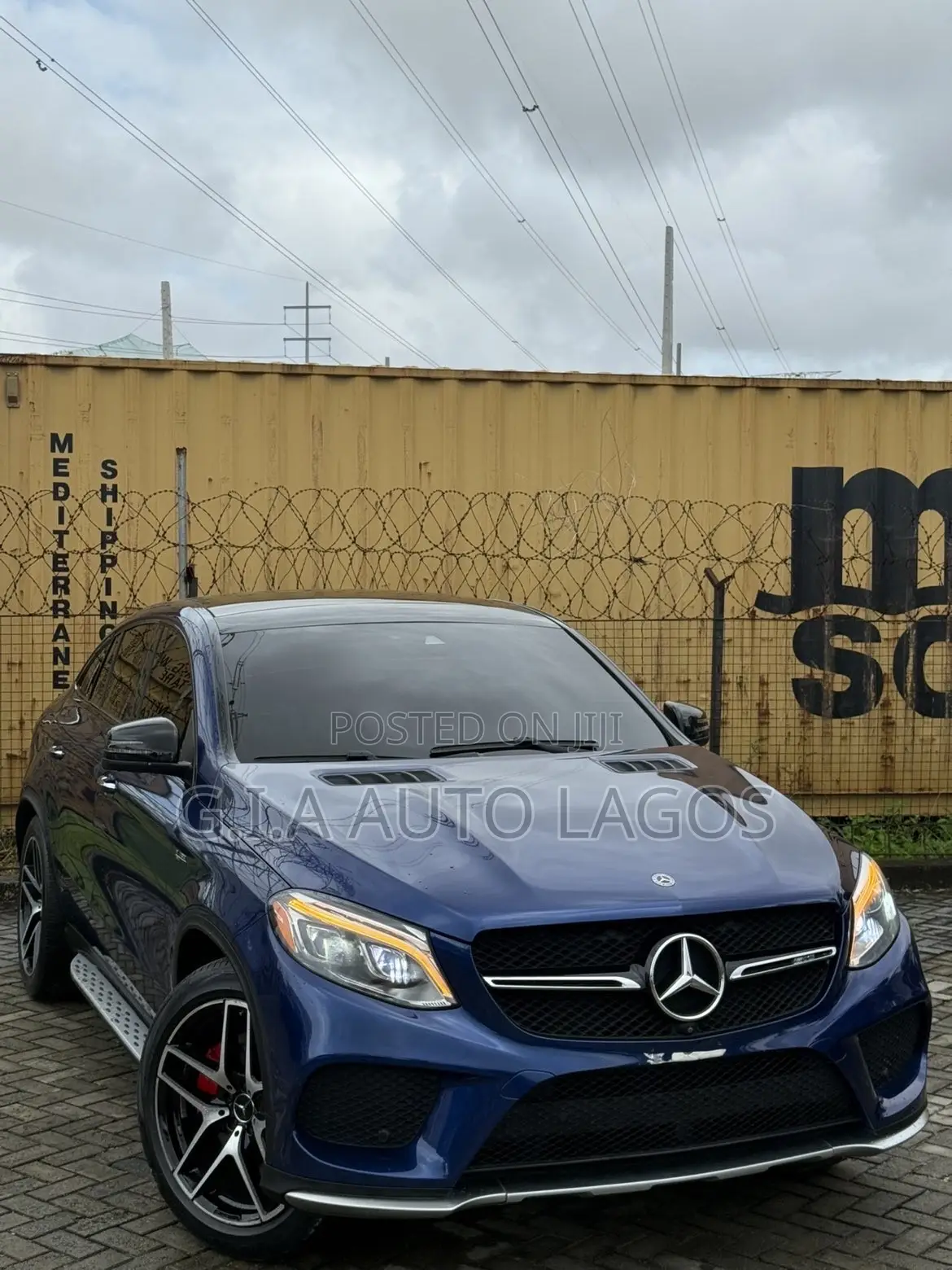 Mercedes-Benz GLE-Class AMG GLE 43 4MATIC 2017 Blue
