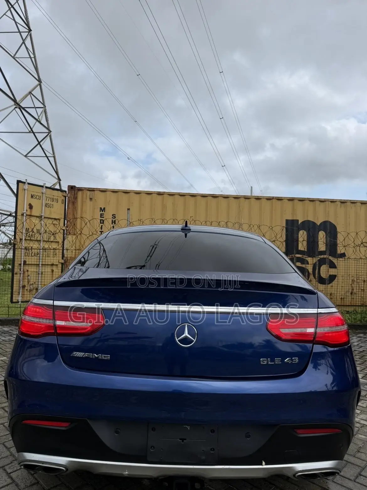 Mercedes-Benz GLE-Class AMG GLE 43 4MATIC 2017 Blue