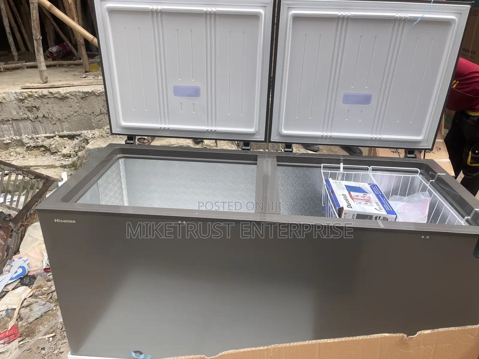 Double Door 500 Litter Hisense Deep Freezer