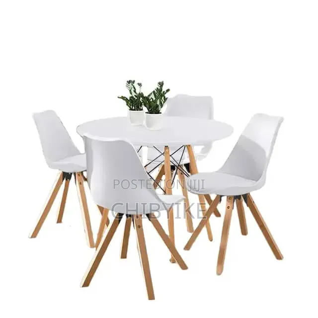 Luxury Dining Set Wooden Top Available as Seen