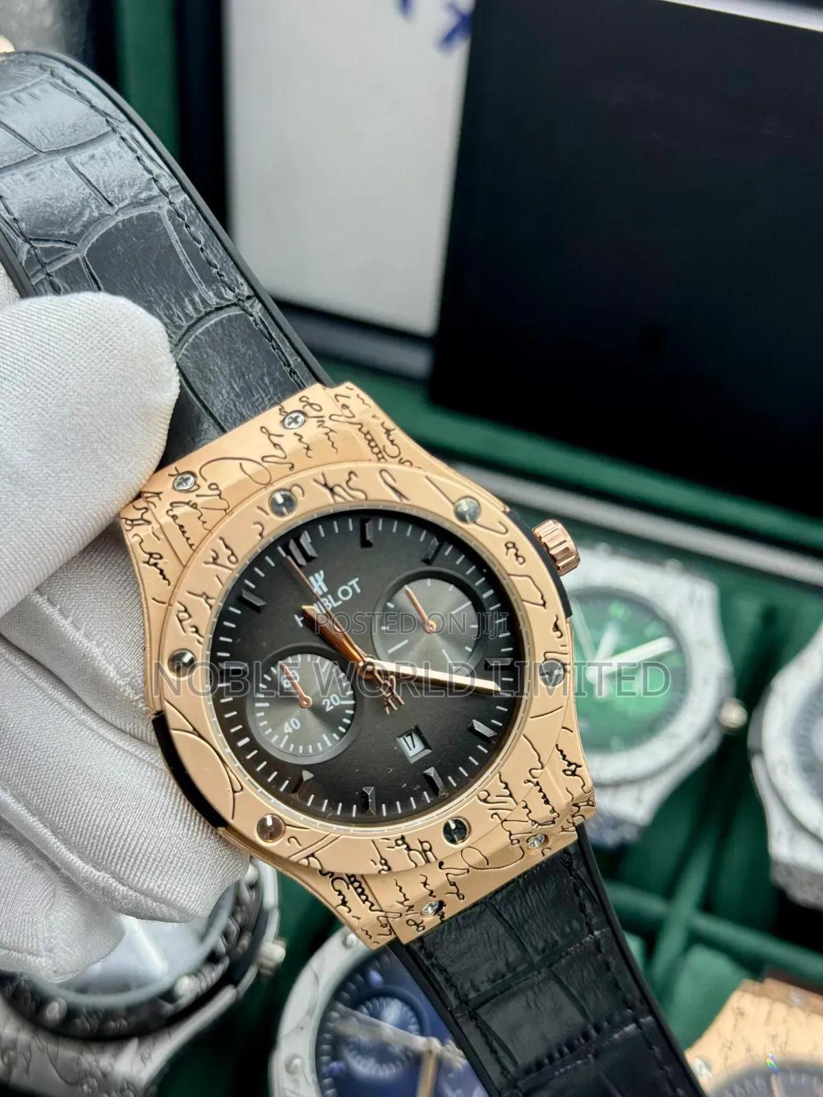 Timeless Hublot Leather Watch OGU 8s